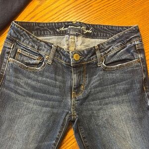 American Eagle straight stretch jeans